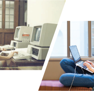 Then & Now: Computers on Campus