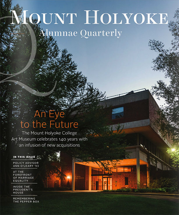 Alumnae Quarterly cover - Fall 2016