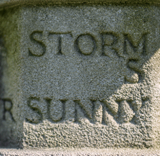 Sundial beside Abbey Chapel