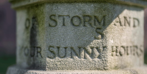 Sundial beside Abbey Chapel