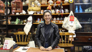 Mei Lum in her store Wing on Wo