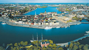 Baltic Sea view from above